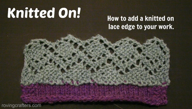 Knitting a Lace Border