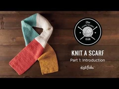 Learn to Knit Club: Learn to Knit a Scarf, Part 1: Introduction