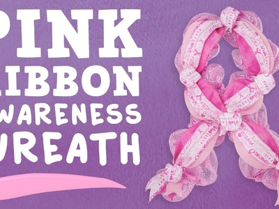 Pink Ribbon Awareness Wreath