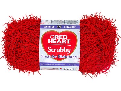 Red Heart Scrubby Yarn Review