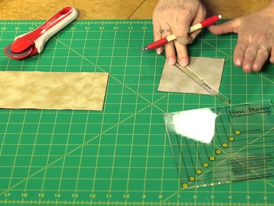 Sew Easy: How to Use the Triangle-Square and Hourglass Unit Template Set