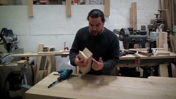 Simple Woodworking  Jig For Drilling Square. Perpendicular