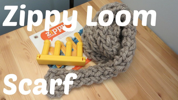 Zippy Loom Scarf