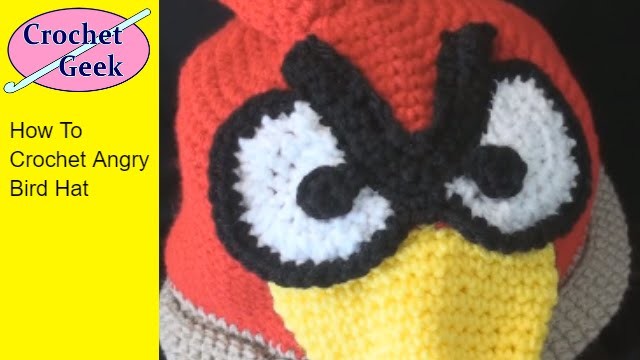 Angry Bird How to Crochet Hat
