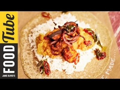 Aubergine Daal & Homemade Chapattis | Jamie Oliver