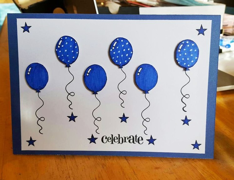 Balloon Birthday Card Tutorial - GiftBasketAppeal