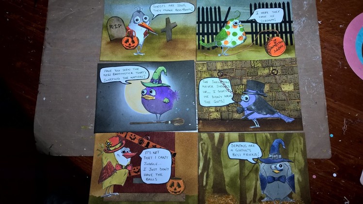 Bird Crazy Picture Book 2 (Halloween) : Part 2 - Assembling the Birds