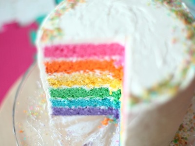 Cake Recipe - How to Make Rainbow Cake