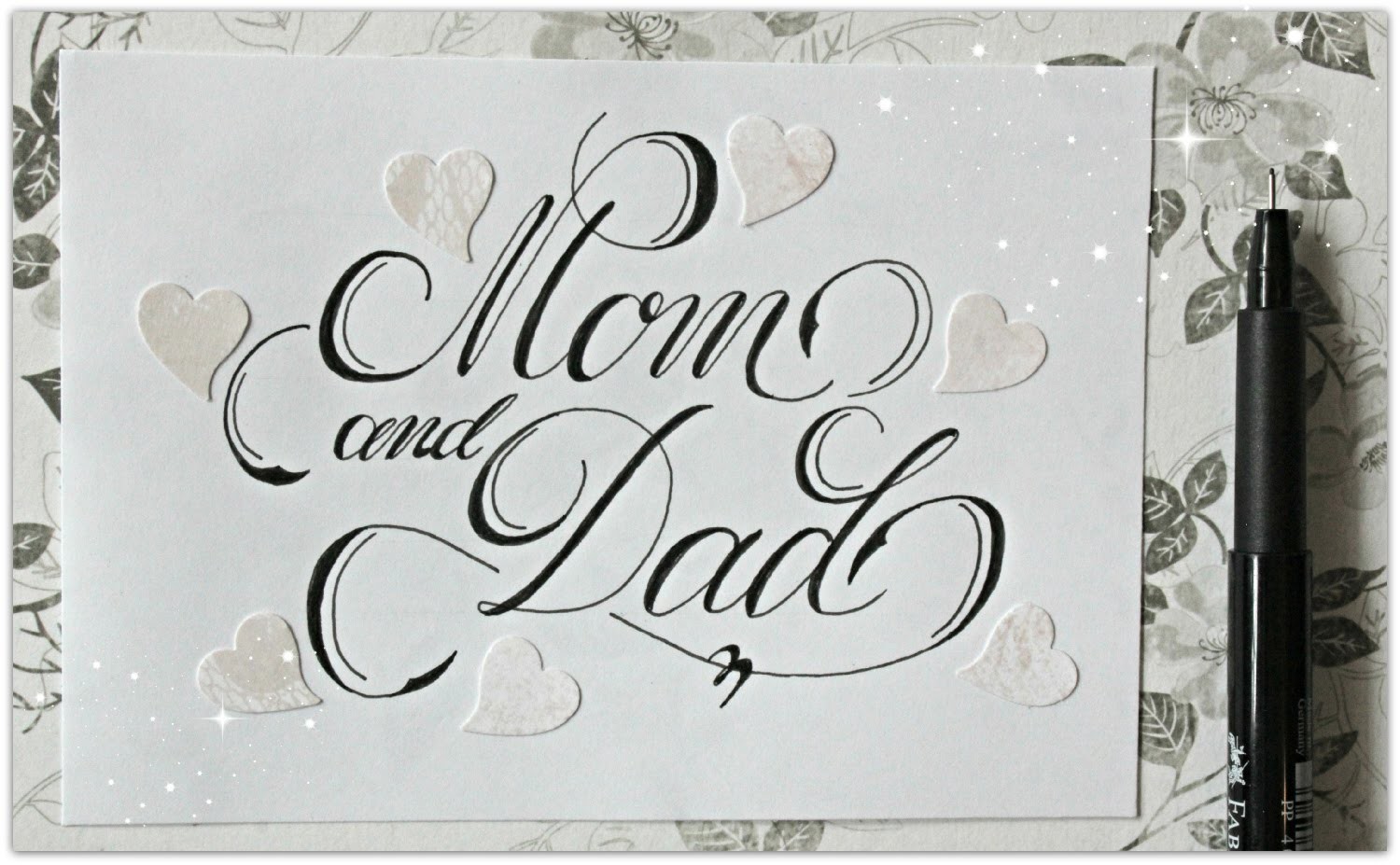Cursive,fancy,letters,how,to,write,Mom,and,Dad,easy,Hello,:),Today,I,want,t...