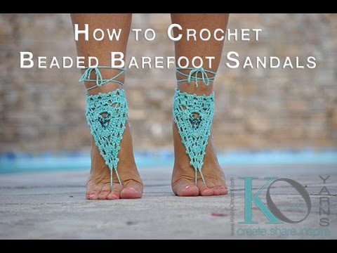How to Crochet Barefoot Sandals