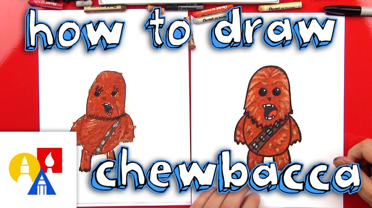How To Draw A Cartoon Chewbacca