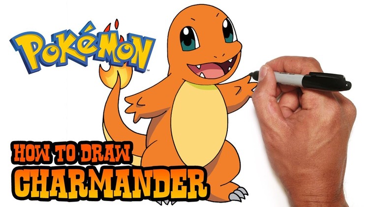 How to Draw Charmander- Pokemon- Video Lesson