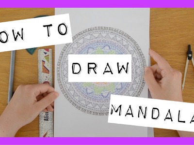How To: Draw Mandalas (For Beginners) | ohhitsonlyalice