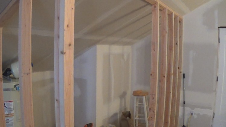 How to Frame a Wall with a Sloping Ceiling