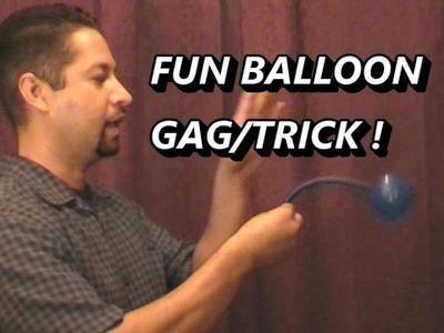 HOW TO FUN BALLOON GAG W. BALLOON TULIP (TULIP TWIST) - Balloon Animal
