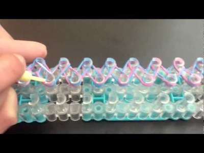 How to make a double rainbow loom bracelet
