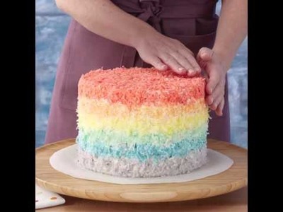 How to Make a Rainbow Cake  | Spring Baking Championship | Food Network
