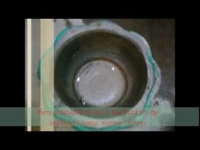 How to make garden pots easily in home using cement and sand