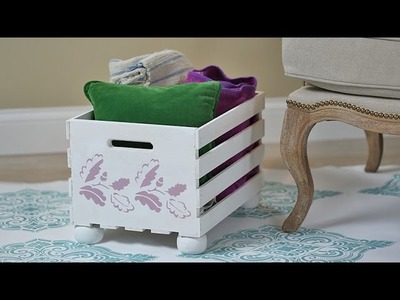 Make a Dressed-Up Storage Crate