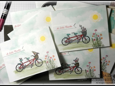 Pedal Pusher Thank You Card