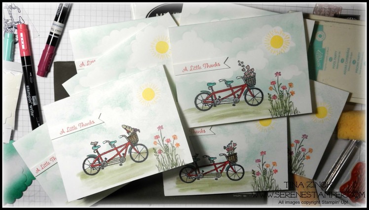 Pedal Pusher Thank You Card