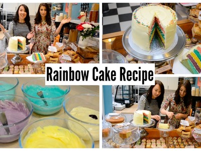 Pet Lamb Girls - Rainbow Cake Recipe