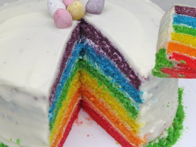 Rainbow Cake | Craving for Baking