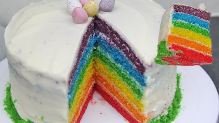 Rainbow Cake | Craving for Baking