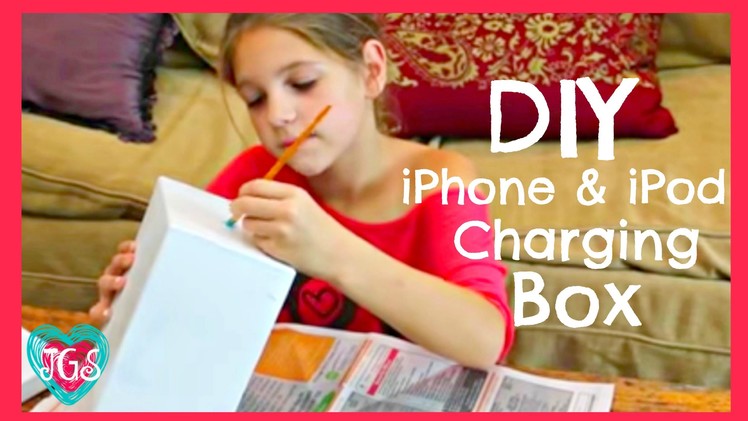 Room Make Over DIY | iPhone iPod Charging Box | JazzyGirlStuff