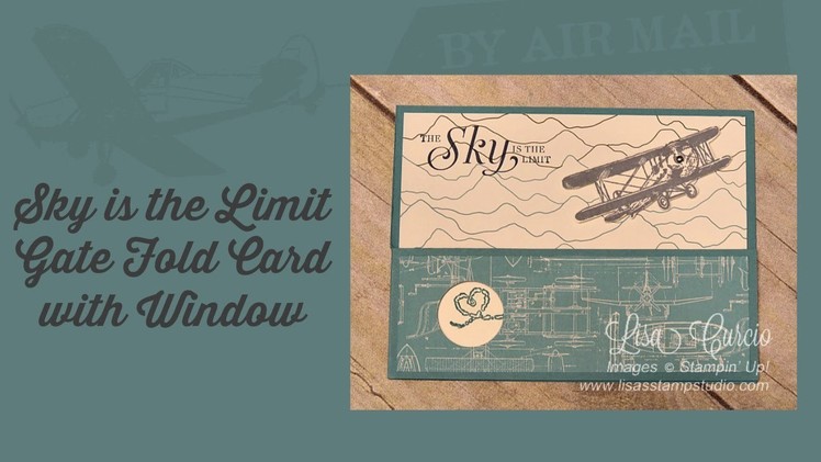 Sky is the Limit Gate Fold Card with Window