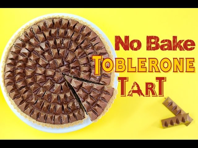 TOBLERONE Chocolate Pie Recipe | No Bake Dessert | My Cupcake Addiction