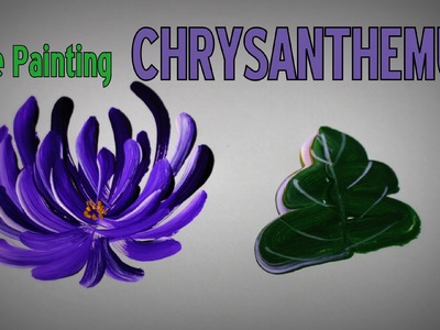 Tole Painting - How to paint a CHRYSANTHEMUM.