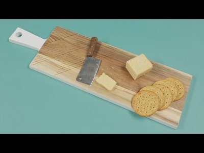 Woodburned Cheese Board