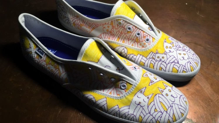 A Zentangle® Inspired Shoe Makeover