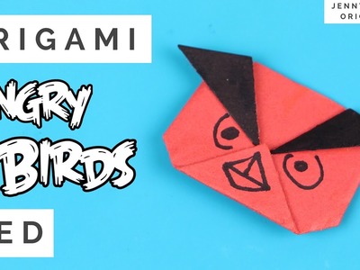 Angry Birds Craft - Origami Angry Birds - Red Bird