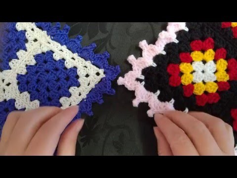B4 How to crochet your Victorian Granny Square Border round 4