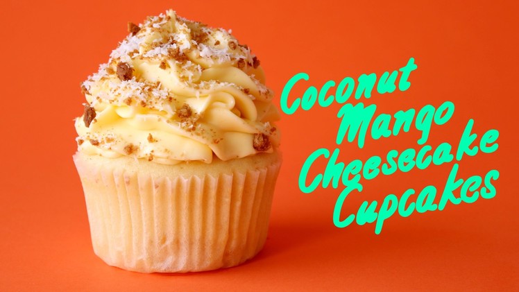 Coconut Mango Cheesecake Cupcakes | The Scran Line