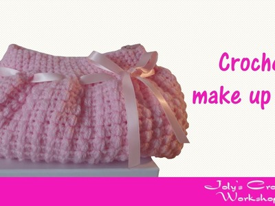 Crochet make up bag