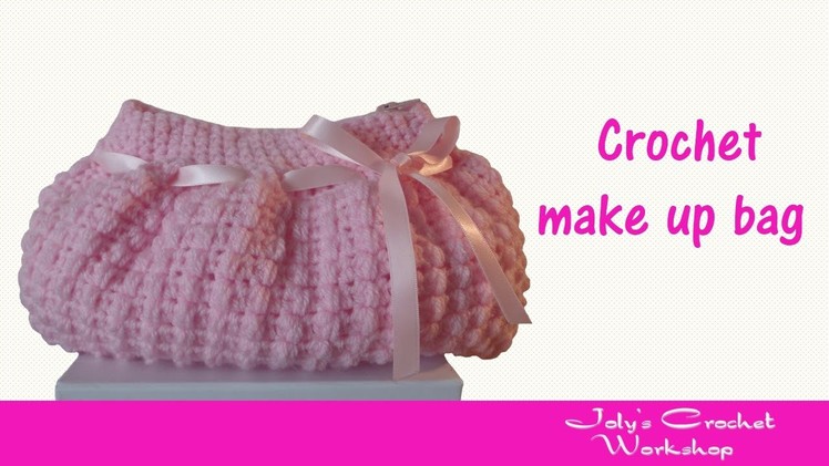 Crochet make up bag