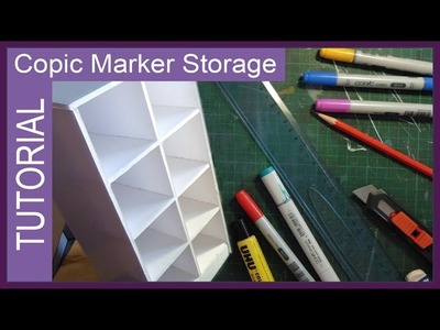 DIY Copic Marker Storage unit ✬ by Sakuems