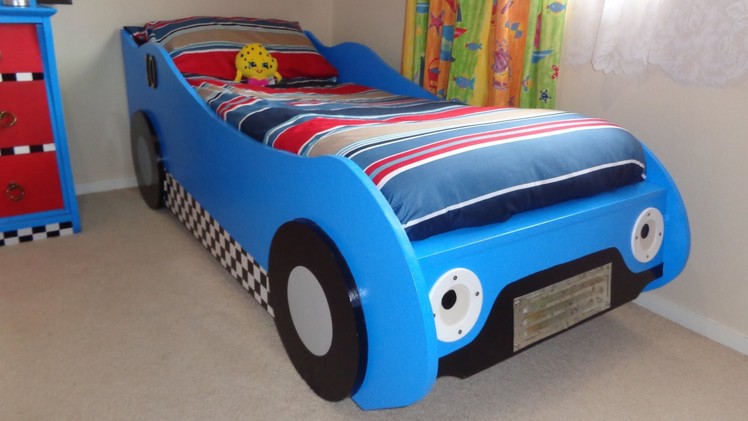 DIY Kids'  Racing Car Bed