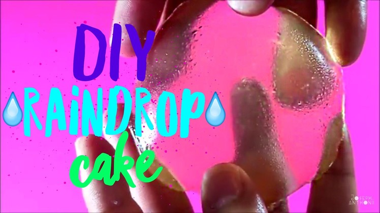 DIY | Raindrop Cake + Giant Raindrop Cake!!! - How To Make Japanese Mizu Shingen Mochi!!!