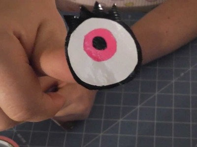 Duct Tape PonPonPon Eyeball Design Tutorial