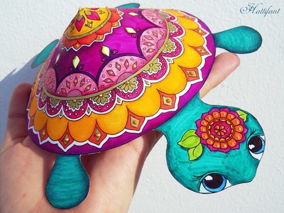 Hattifant - Mandala Turtle Papercraft - Tutorial