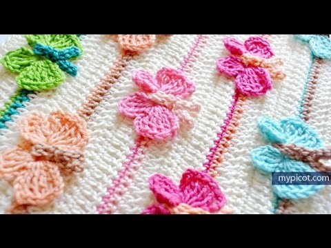 How to crochet Butterfly Stitch Diagram + step by step instructions