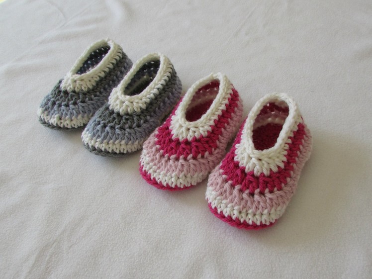 How to crochet EASY children's shoes. booties for beginners