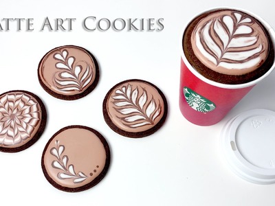 How To Decorate Latte Art Cookies!