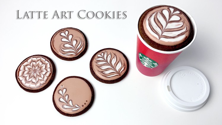How To Decorate Latte Art Cookies!