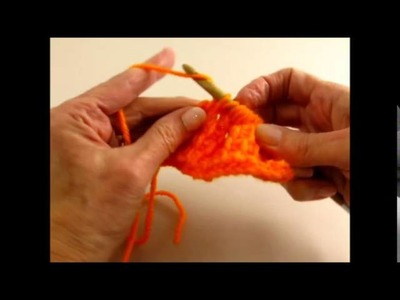 How to do an alternate version of Tunisian crochet X-stitch or cross-stitch