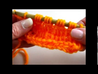 How to Do Tunisian Column or Ladder Stitch